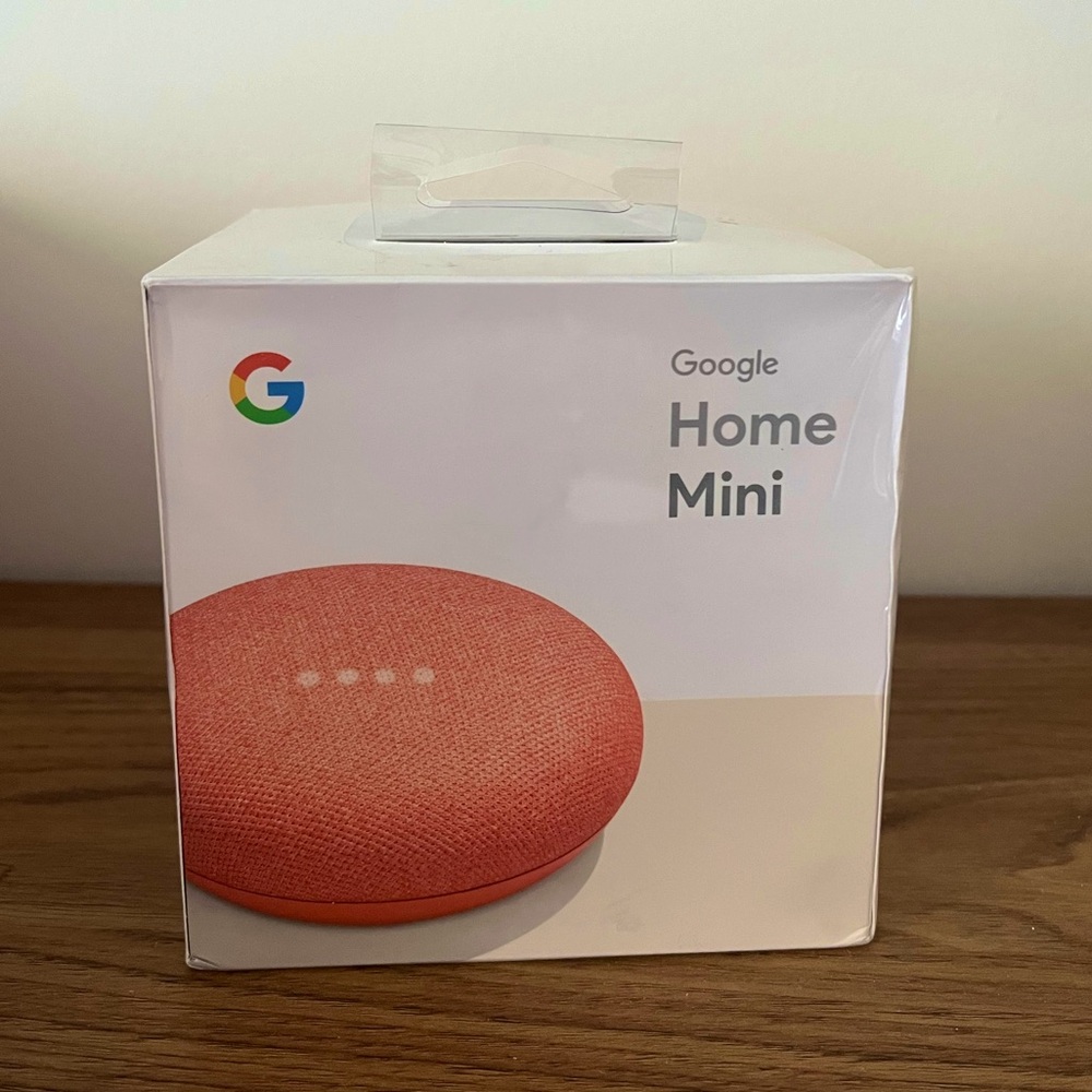 New (In Box) Coral Google Home Mini